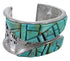 Turquoise Southwest Dragonfly Sterling Silver Cuff Bracelet MX27131